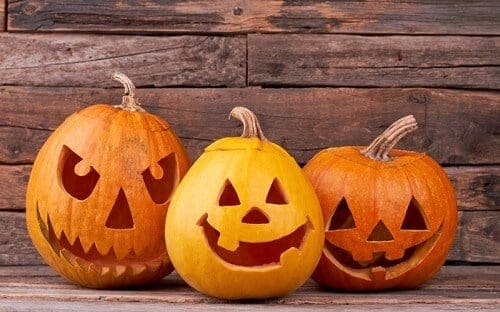 smiling jack o'lantern