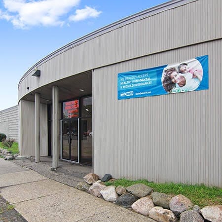 Storefront for Gentle Dental at Gratiot Avenue