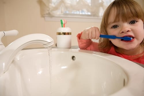 Colors and characters make teeth brushing fun