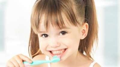 Child with Tooth Brush Child with Tooth Brush