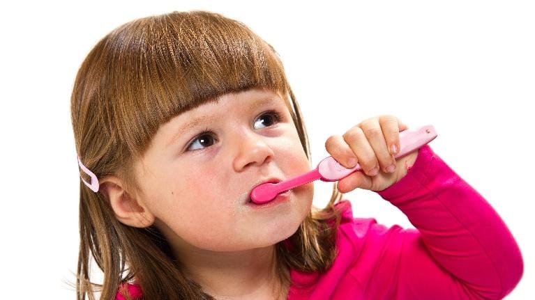 Child Brushing