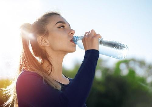 Girl Drinking Water Girl Drinking Water