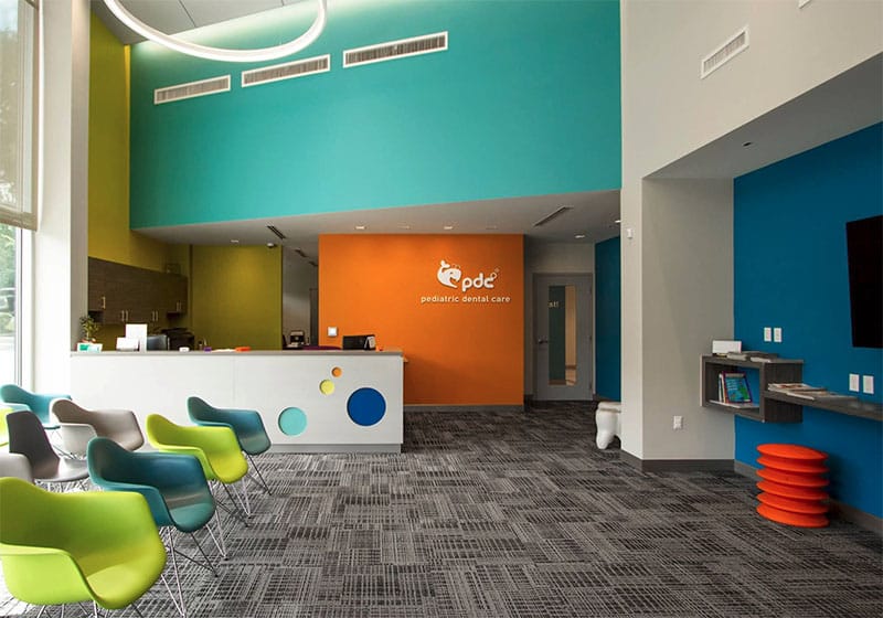 Pediatric Dental Care Fairfax Lobby