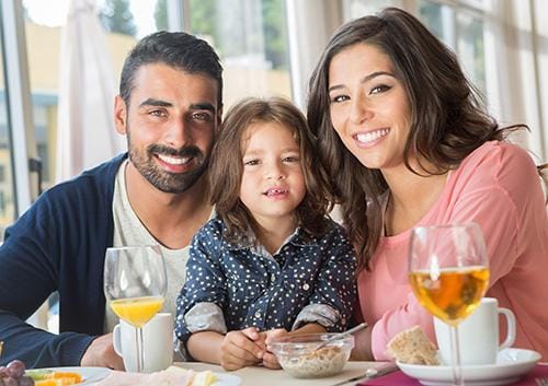 Family at Breakfast Family at Breakfast