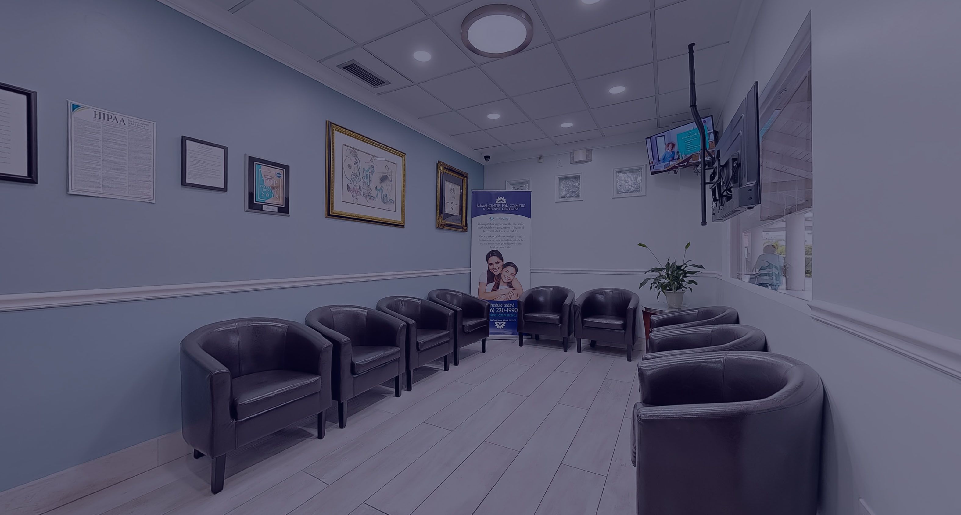Miami Center for Cosmetic Dentistry - Hero - Lobby Miami Center for Cosmetic Dentistry - Hero - Lobby