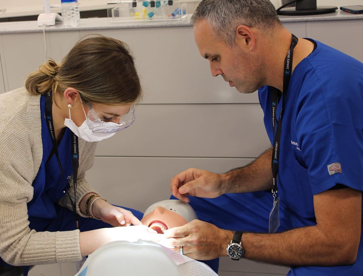 Dr. Hartman and Dr. Morrow furthering their education