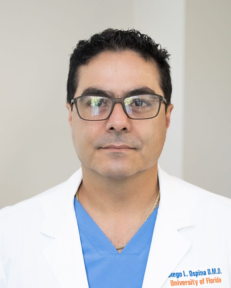 Diego L. Ospina, DMD Dr Diego Ospina portrait