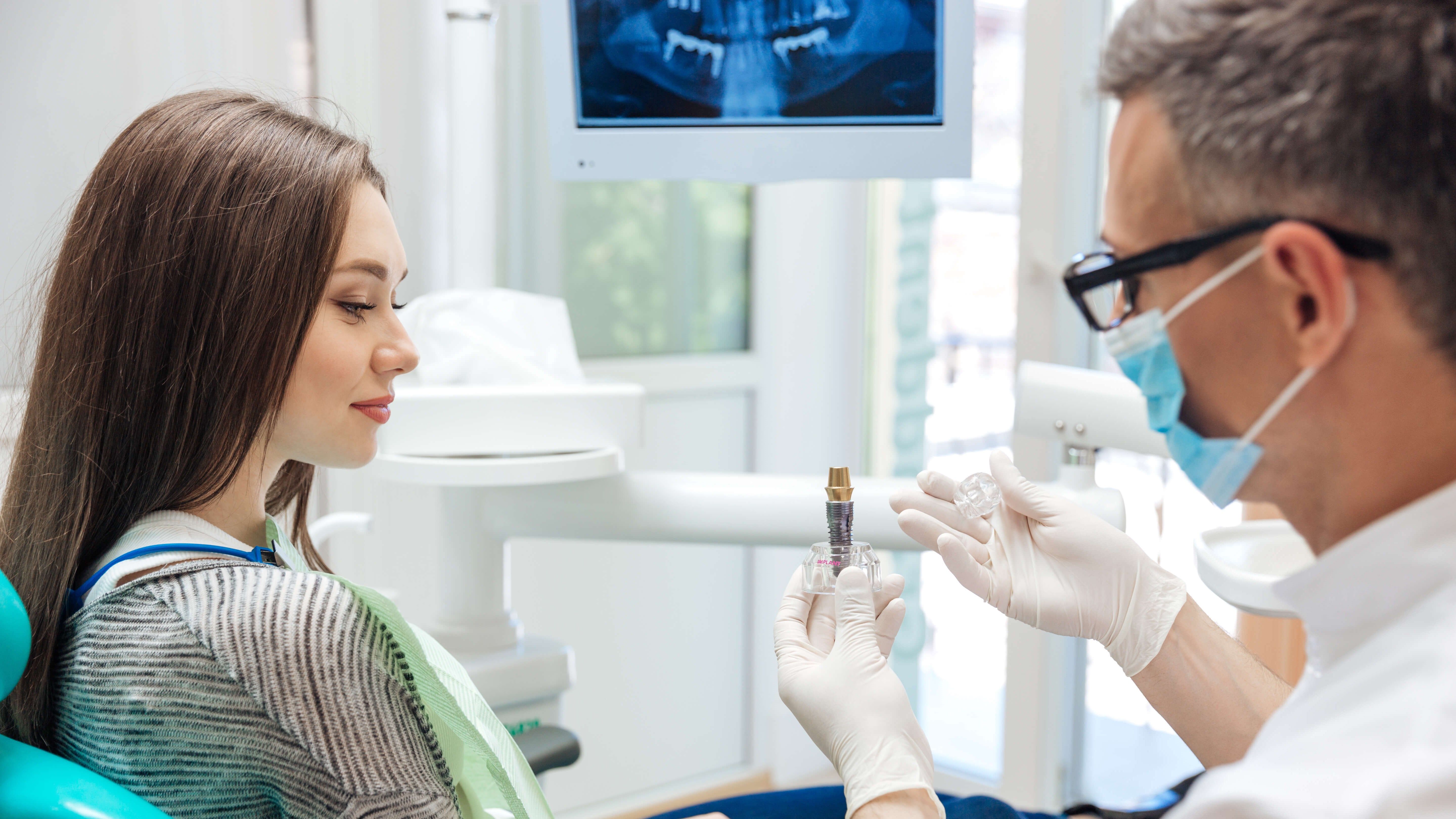Woman at Dentist