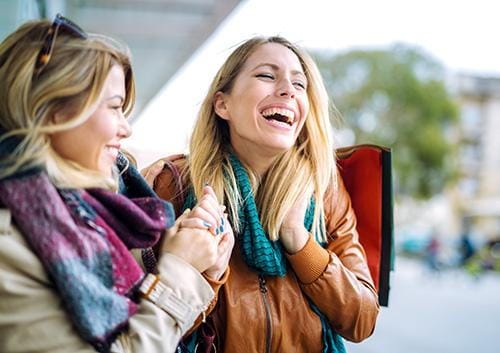 Woman Laughing