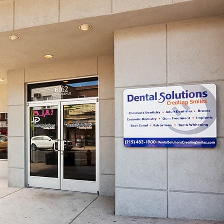 Storefront for Dental Solutions of Roxborough
