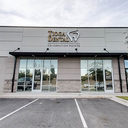 Storefront for Tioga Dental at Celebration Pointe