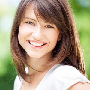 woman smile