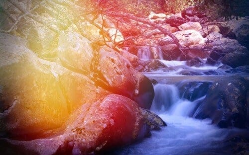 Rushing river Rushing river
