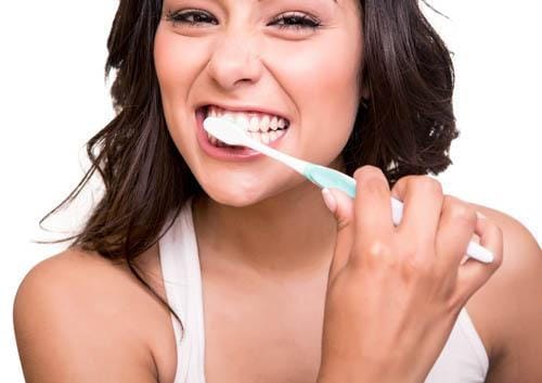 Woman Brushing Woman Brushing