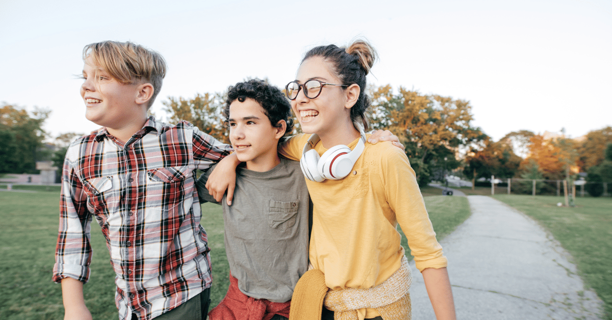 Three Happy Kids