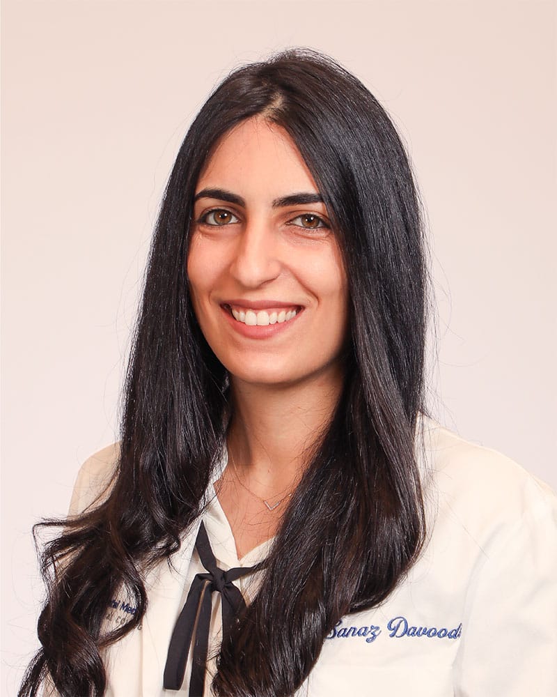 Sanaz Davoodi, DDS Dr. Sanaz Davoodi portrait