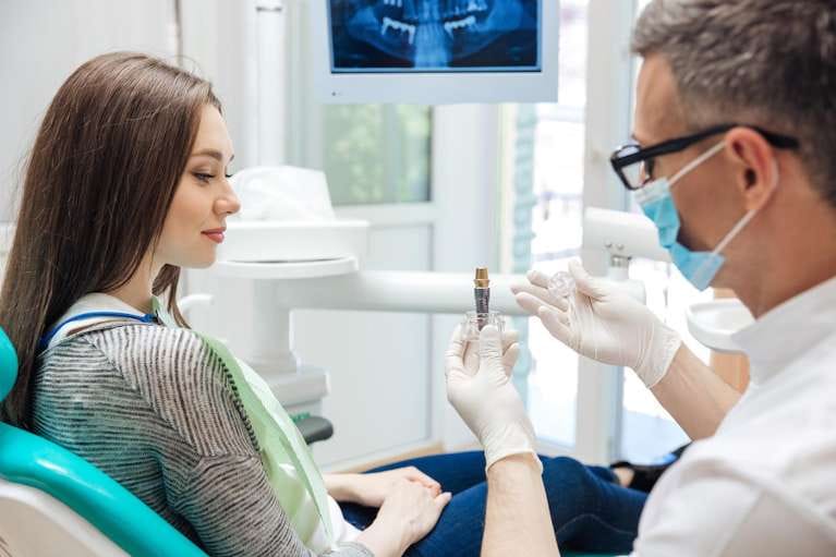 Woman at Dentist Woman at Dentist