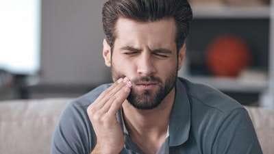 Man with Tooth Pain Man with Tooth Pain