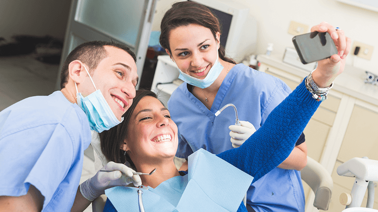 Selfie with Dentist Selfie with Dentist