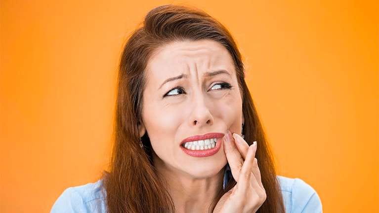 Woman with Tooth Pain Woman with Tooth Pain