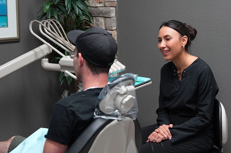 Lakeview Arooni Dr. Ghods with patient
