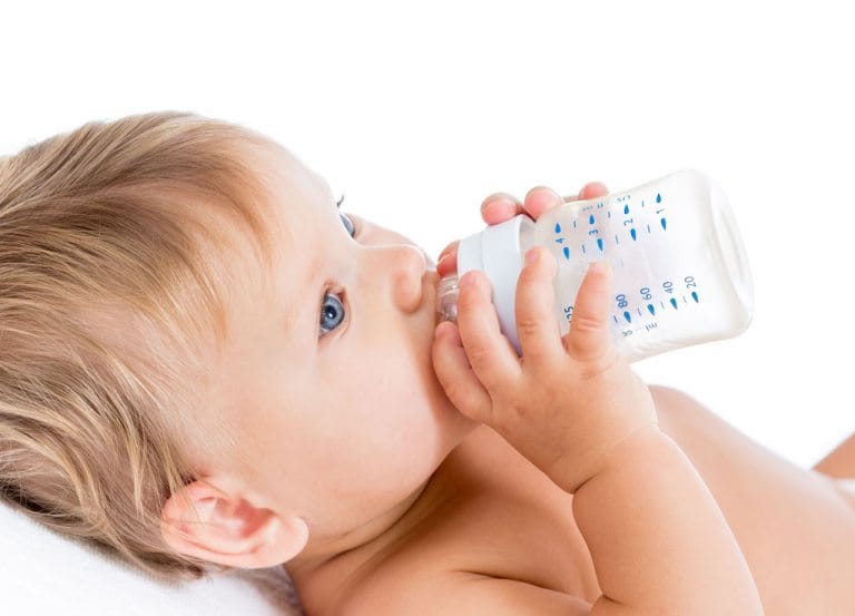 Baby Drinking Milk